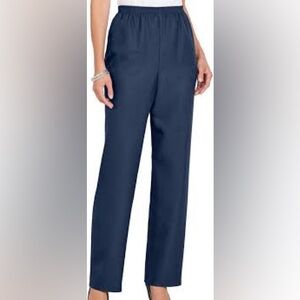 Alfred Dunner Women’s Comfortable Straight Leg Pull-on Pants